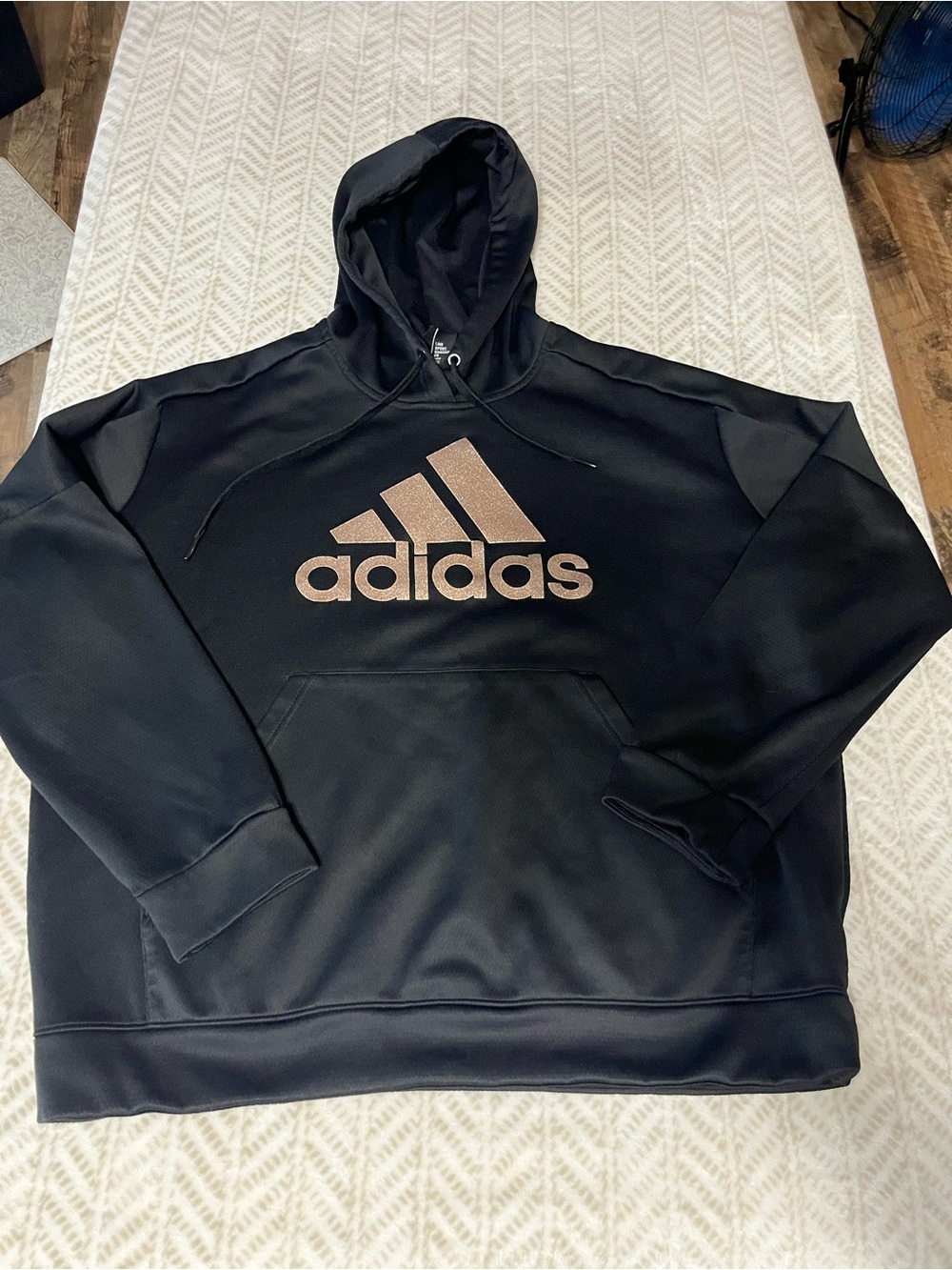 adidas Women’s 2XL Hoodie with Metallic Logo